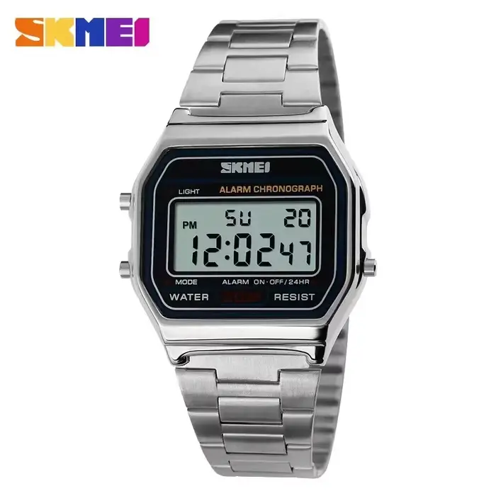 Skmei 3Bar montre numérique étanche Reloj Hombre pour Sport décontracté 1123 mode hommes bracelet en