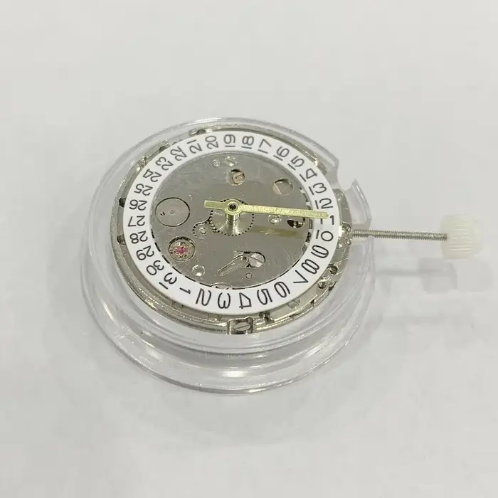 Mouvement de montre automatique mécanique à 3 aiguilles avec date à 3 heures, calendrier simple, com
