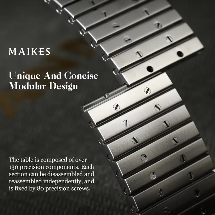 MAIKES S900 Clean Link – Bracelet de montre en acier inoxydable 316L
