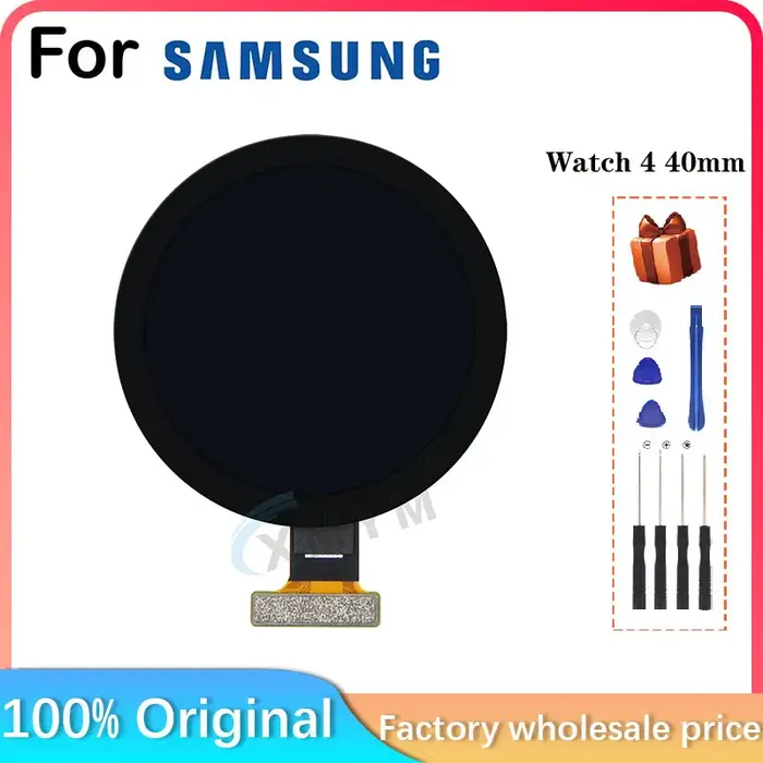 Pour Samsung Galaxy Watch 4 40mm R860 R865 SM-R860 SM-R865 smartwatch Bluetooth WiFi + LTE LCD écran plaque de couverture en verre remplacer