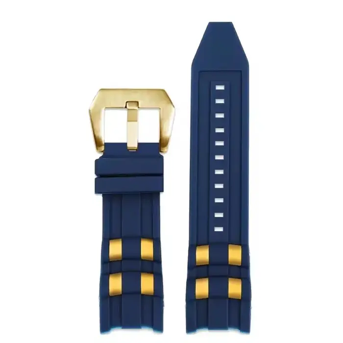 Bracelets de montre en caoutchouc compatibles avec Invicta Pro Diver particules métalliques 6983 bracelet