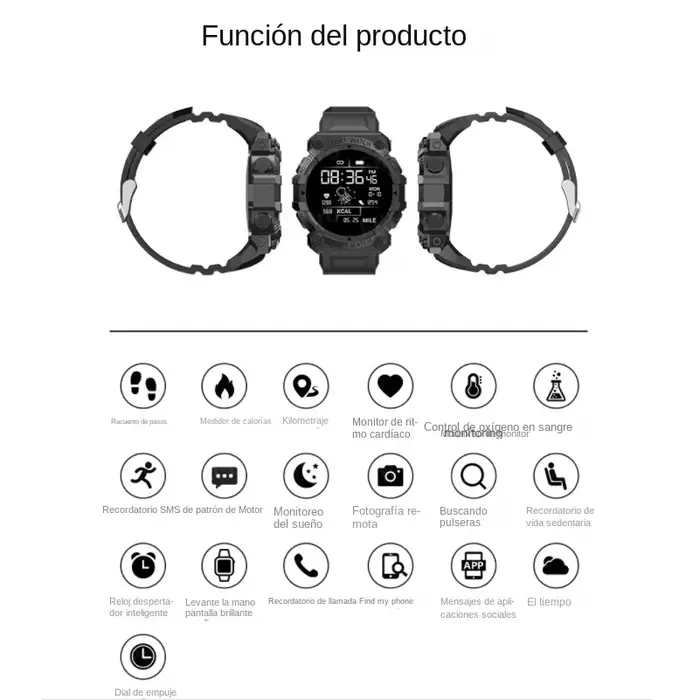 Nouvelle montre intelligente hommes femmes fréquence cardiaque surveillance de la pression artérielle Bluetooth