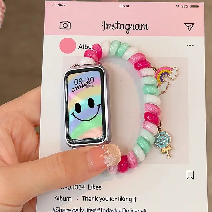 Bracelet Scrunchie pour HUAWEI Band 8/9/10/11/11 Pro