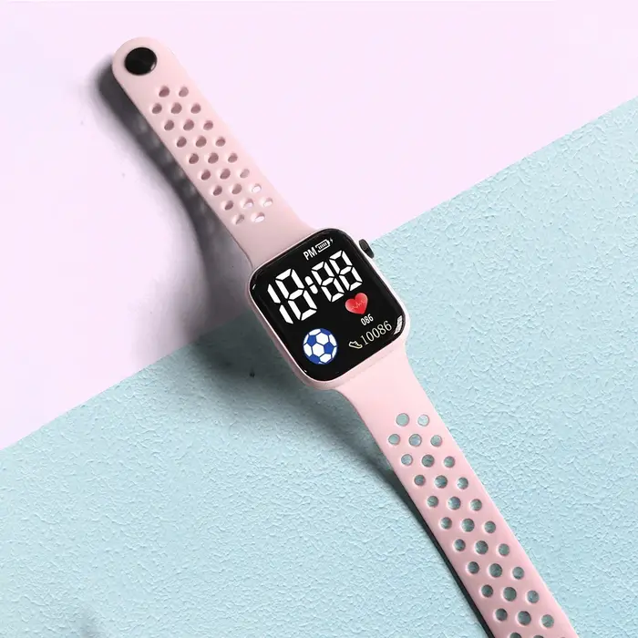Montres numériques LED pour enfants et adultes