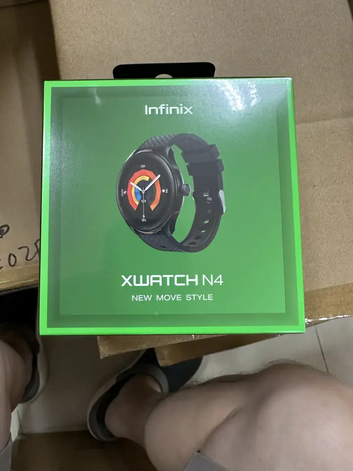 Infinix XWatch N4 Xw4 Noir Modèle UE Fitness Tracker Montre intelligente
