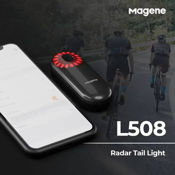 Magene vélo Radar feu arrière phare vélo éclairage arrière intelligent selle tige de selle Ebike LED