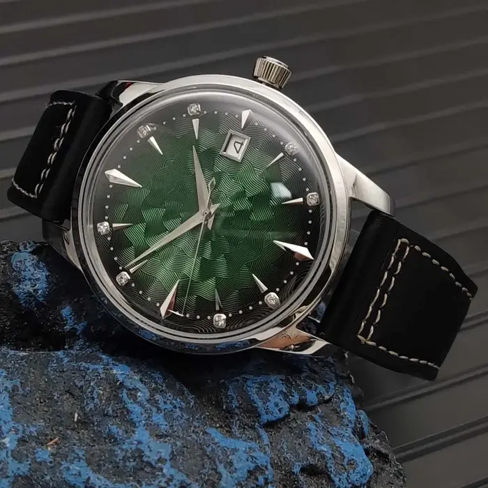 Montre mécanique automatique vintage pour hommes