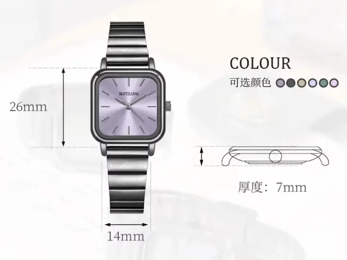 Offre spéciale marque montre noire pour femmes cadeau de luxe montres à Quartz de mode bracelet en acier inoxydable