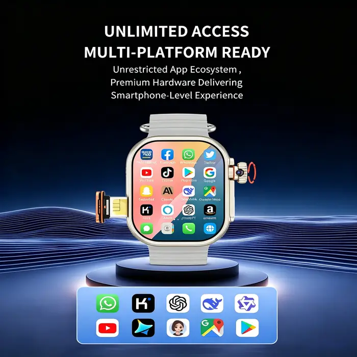 NOUVELLE Montre connectée Ultra Pro Max 4G avec carte SIM