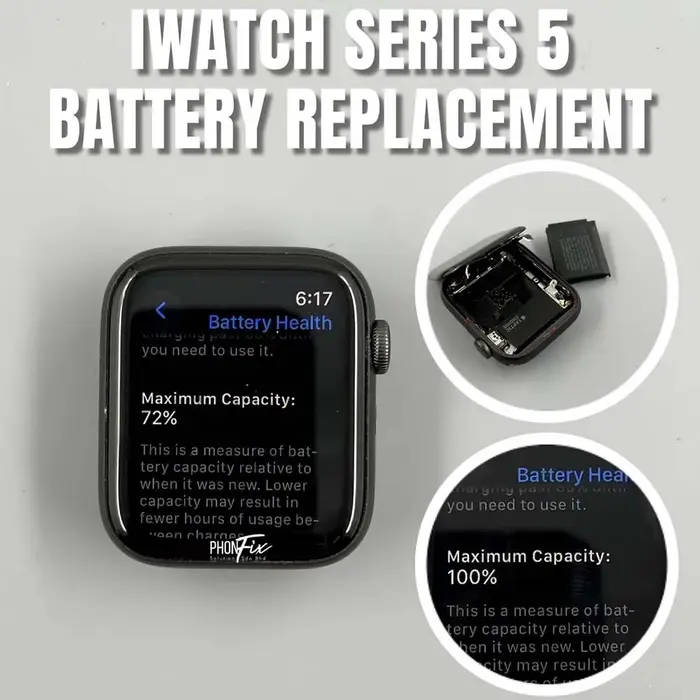 Batterie de remplacement pour Apple Watch Series SE
