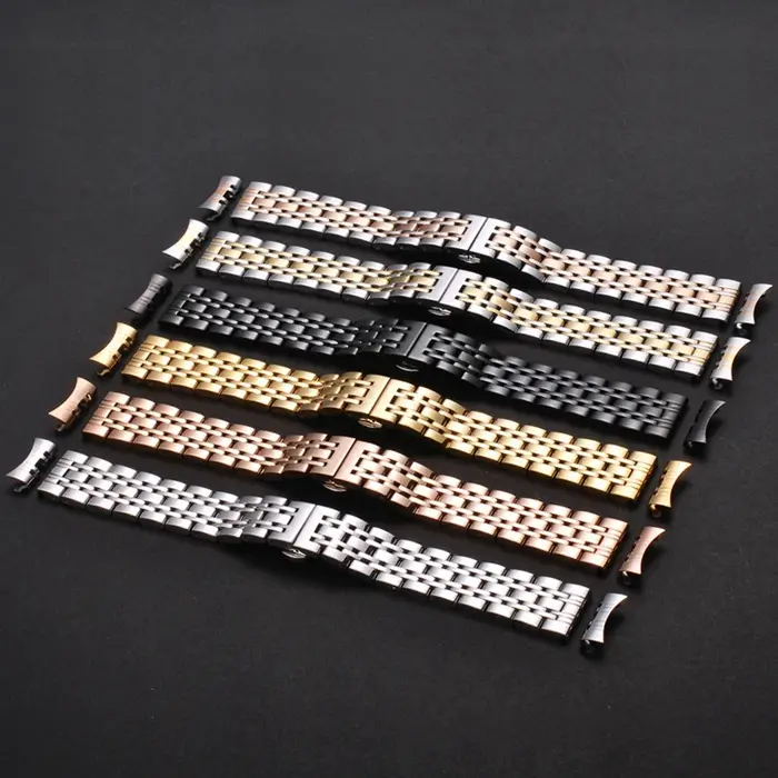 Bracelet de montre en acier inoxydable massif