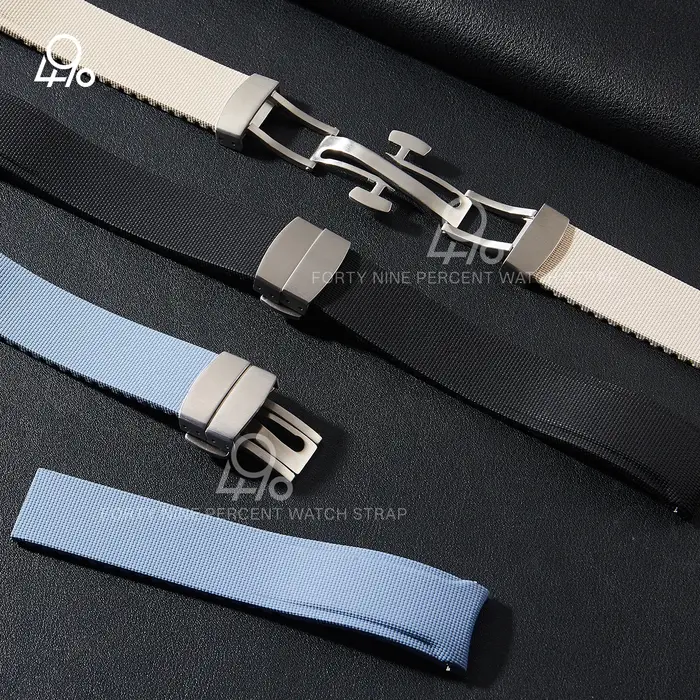 Bracelets de montre de luxe de haute qualité à extrémités courbes 20 mm