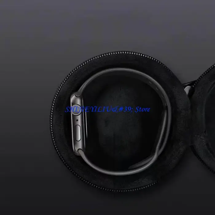 E21F boîte montre unique avec fermeture éclair pour le rangement