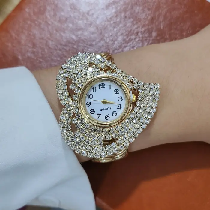 Diamant femmes montres or montre dames montres de luxe marque strass femmes Bracelet montres femme Relogio