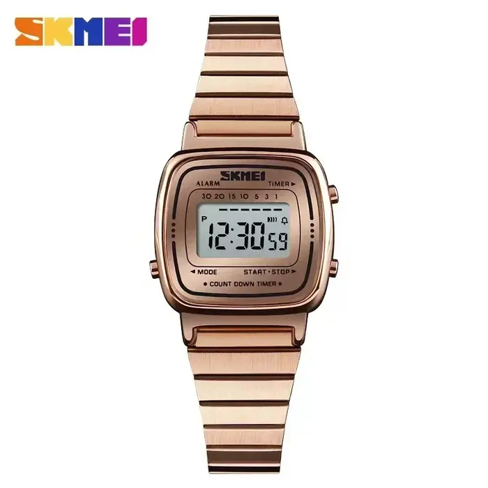 Skmei-Montre numérique étanche à petit cadran pour femme