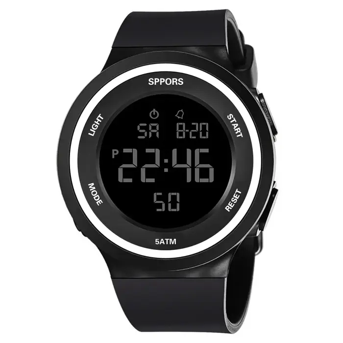 Montre électronique pour homme et femme