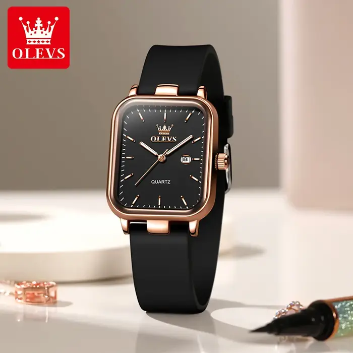 OLEVS 7089 montre pour femmes Top marque calendrier Quartz femme montre étanche lumineux Simple mode