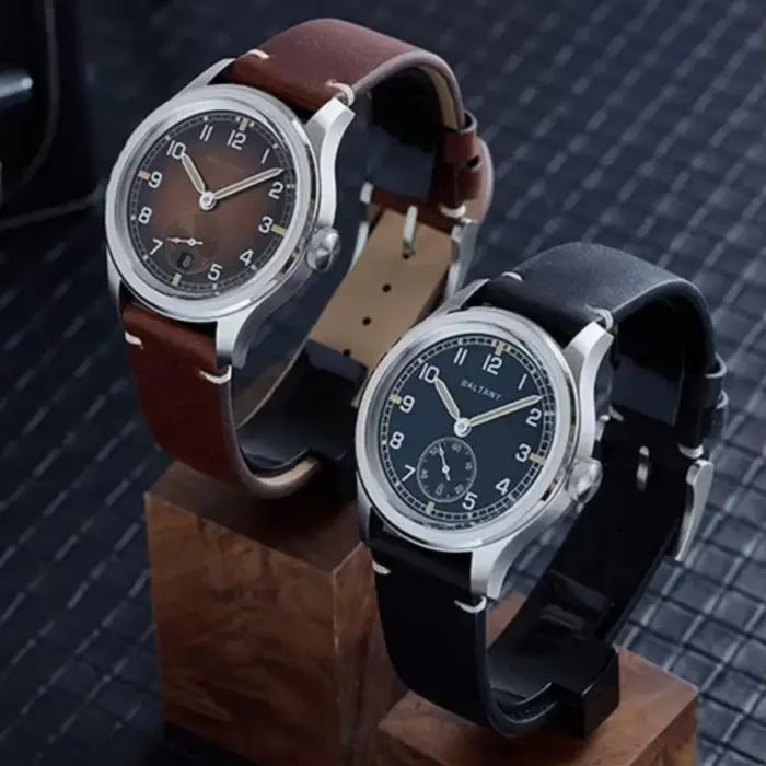 Baltany – montre automatique pour hommes, 39mm, montre-bracelet mécanique, saphir lumineux, étanche 10ATM, ST1731, petit cadran secondaire