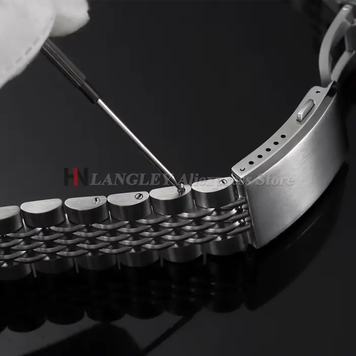 Bracelet de montre en acier inoxydable massif