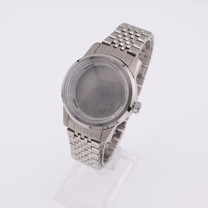 Boîtier de montre pour homme 40 mm en acier inoxydable 316L
