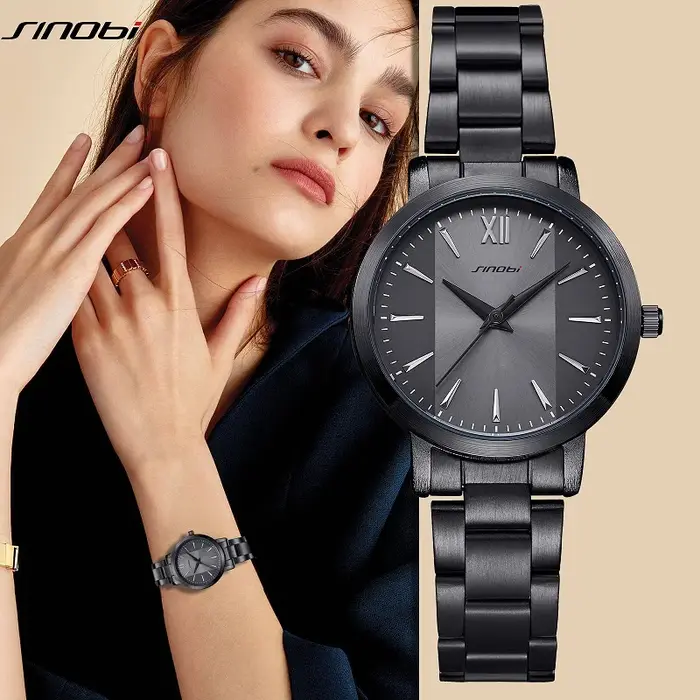 Sinobi-Montres à quartz élégantes pour femmes