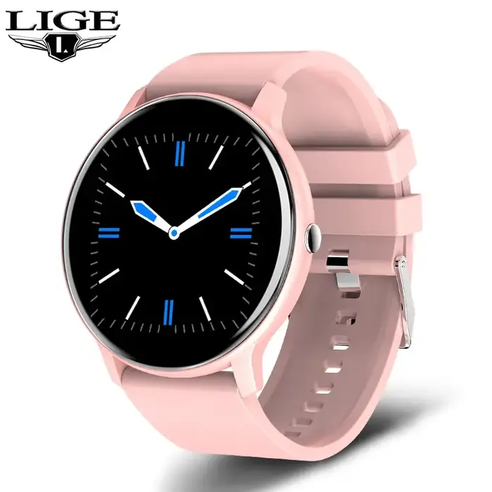 Montre intelligente de sport à écran tactile complet pour hommes et femmes