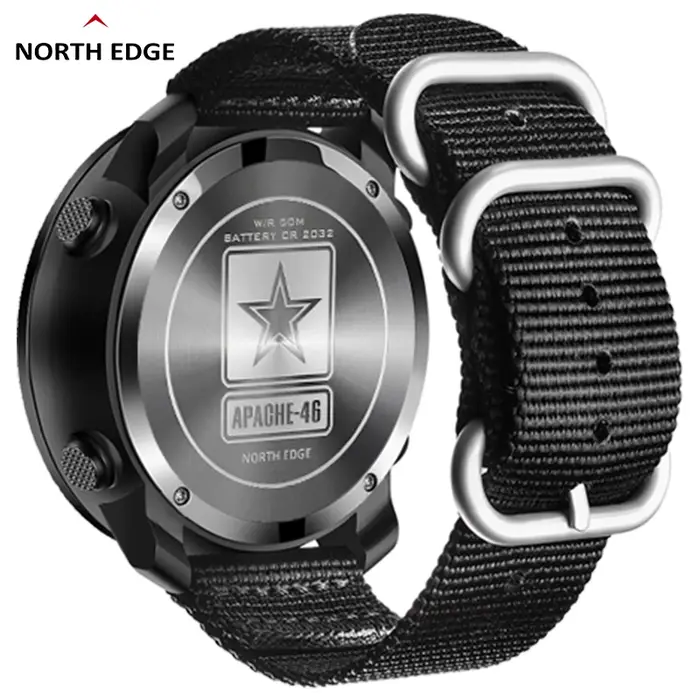NORTH EDGE APACHE-46 hommes montre numérique Sports de plein air course natation Sport