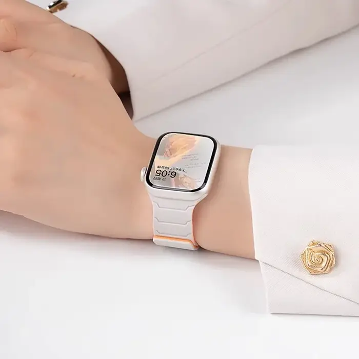 Bracelet magnétique en Silicone pour Bracelet de montre Apple Ultra 2