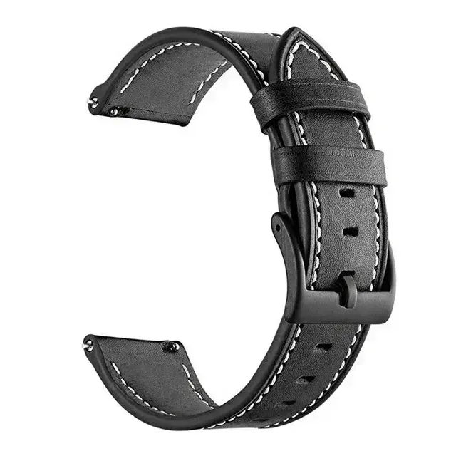 Bracelet de montre en cuir pour Amazfit Active 2
