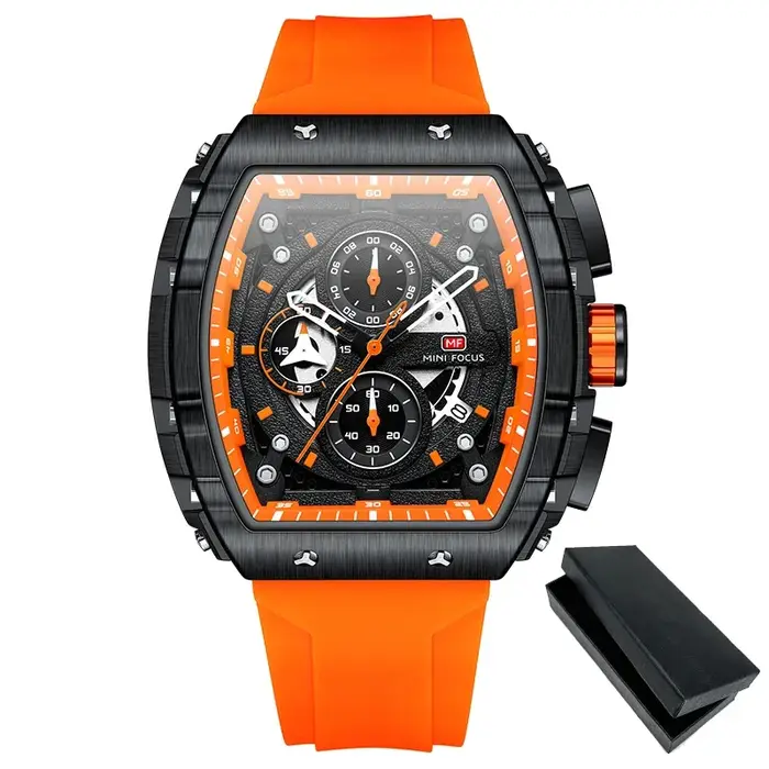 MINI FOCUS-Montre à Quartz pour Homme, Marque de Luxe, Chronographe, dehors