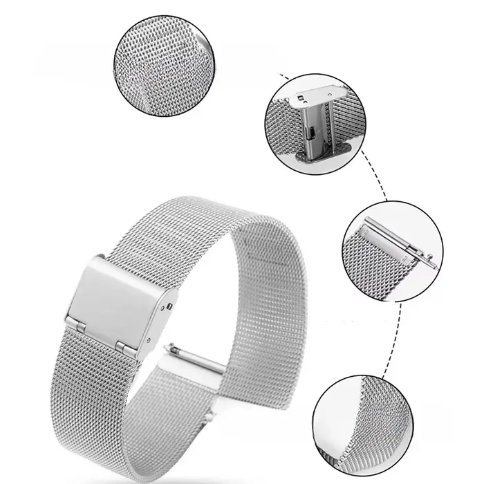 Bracelet de montre milanais en métal pour Xiaomi Redmi Watch 5 Active/5 Lite/3 Active/3 Lite