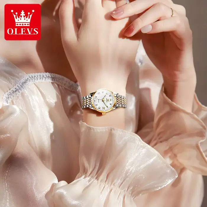 Montre-bracelet mécanique automatique Ladides pour femme