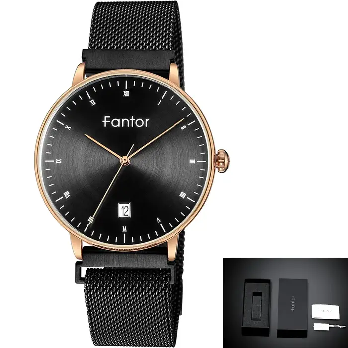 Fantor – montre-bracelet en argent pour femmes