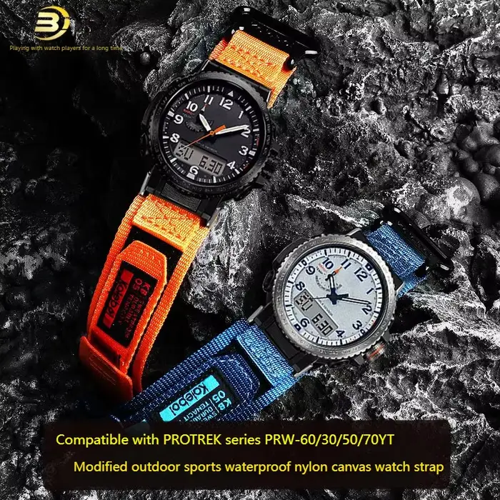 Bracelet de montre en toile de nylon imperméable modifié