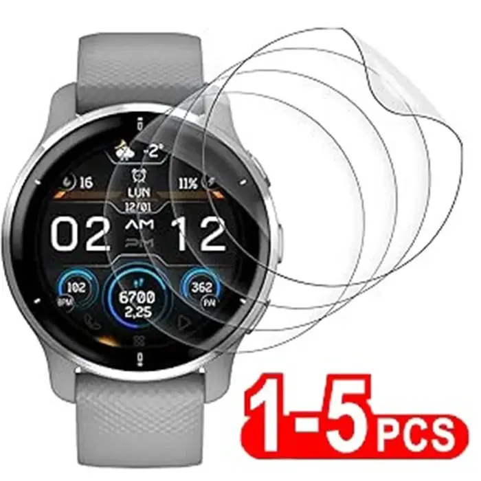 Film Hydrogel pour montre intelligente Garmin Vivoactive 6/5/4/4s Venu3/3s/2s 2Plus, 1 à 5 pièces, p