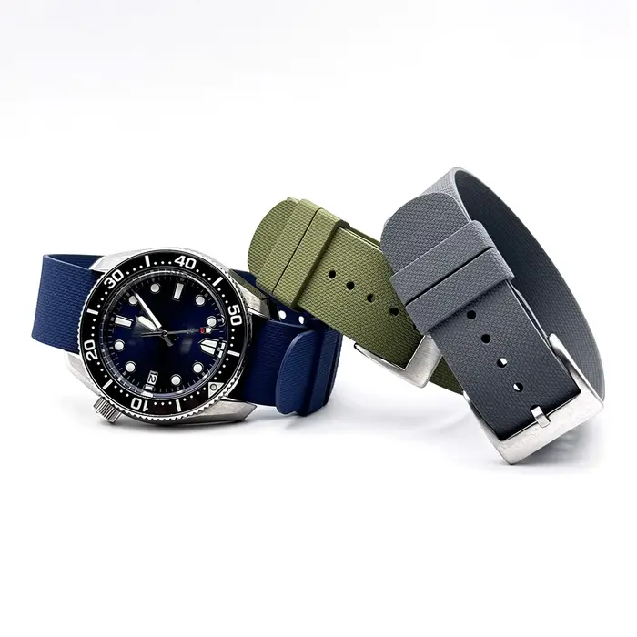 Nouveau bracelet de montre sport en caoutchouc FKM