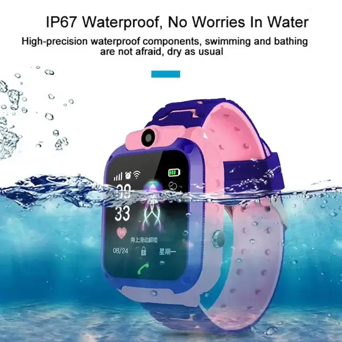 Montre connectée 4G Lenovo pour enfants avec carte SIM