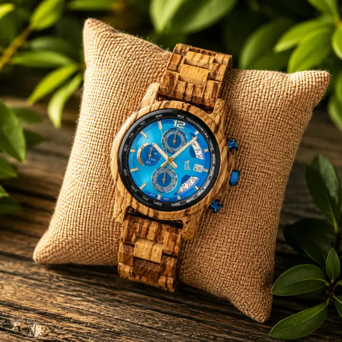 Montre en bois et quartz pour homme, style sport décontracté, avec date automatique, bracelet en bois, chronomètre, cadeau BOBO BIRD Original