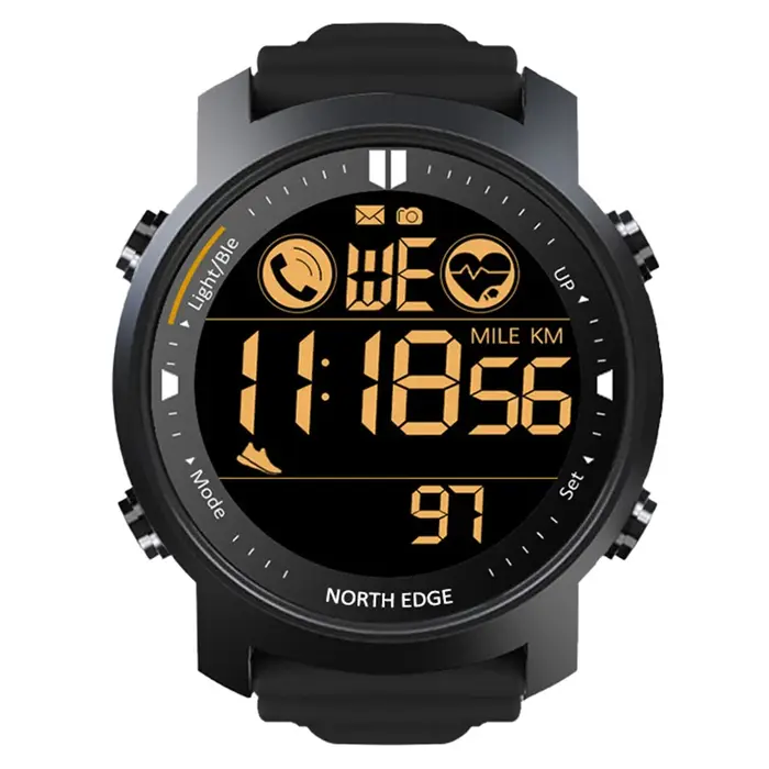 Km TH EDGE-Montre numérique militaire pour homme