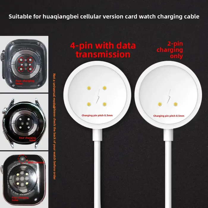 Chargeur pour montre connectée Huaqiangbei DW89 DW88 DW98 S12 S10 S8 Cellular Watch Ultra S9 Ultra2 CDS9 DS8 WK89 VP600 WTK89 GS29 CD99