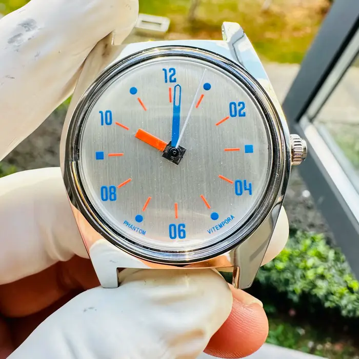 Montre mécanique à vent manuel pour hommes, 36mm, rétro, Business, classique, Simple, pour Couple, 7