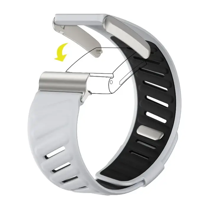 Bracelet de montre en silicone souple pour Whoop 4.0, bracelet de remplacement sportif, résistant à la sueur, respirant, pour Whoop 4.0