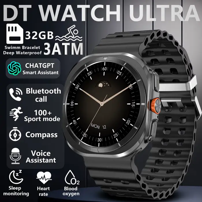 Montre intelligente DT7 ULTRA prenant en charge les appels Bluetooth