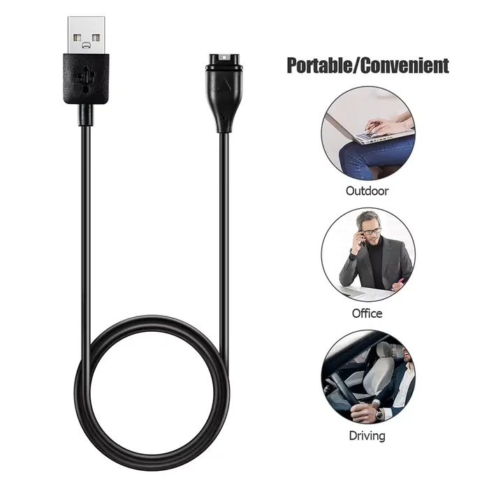 Câble de chargement USB pour montre Garmin Instinct