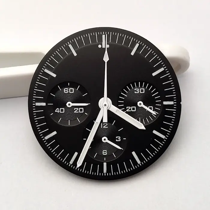Kit de cadran et aiguilles de montre chronographe multifonctionnel pour homme 32