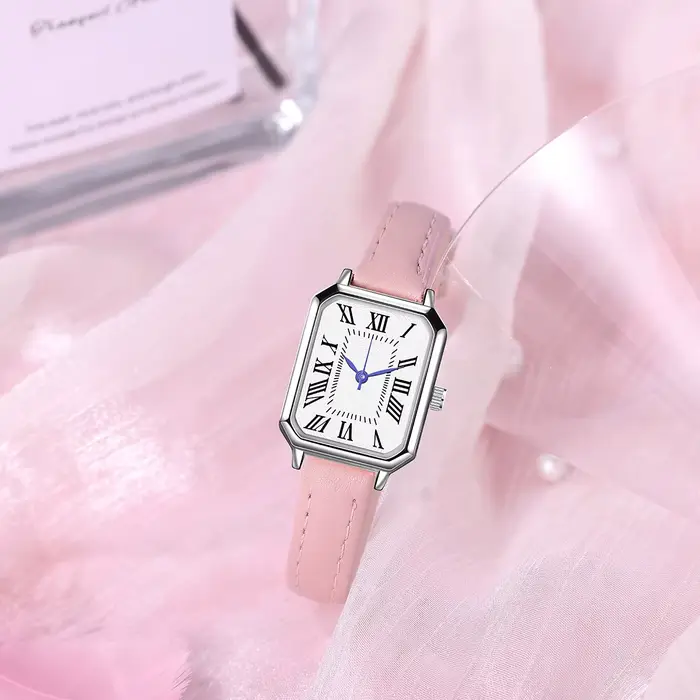 Montre décontractée pour femmes montres en cuir Pu dames