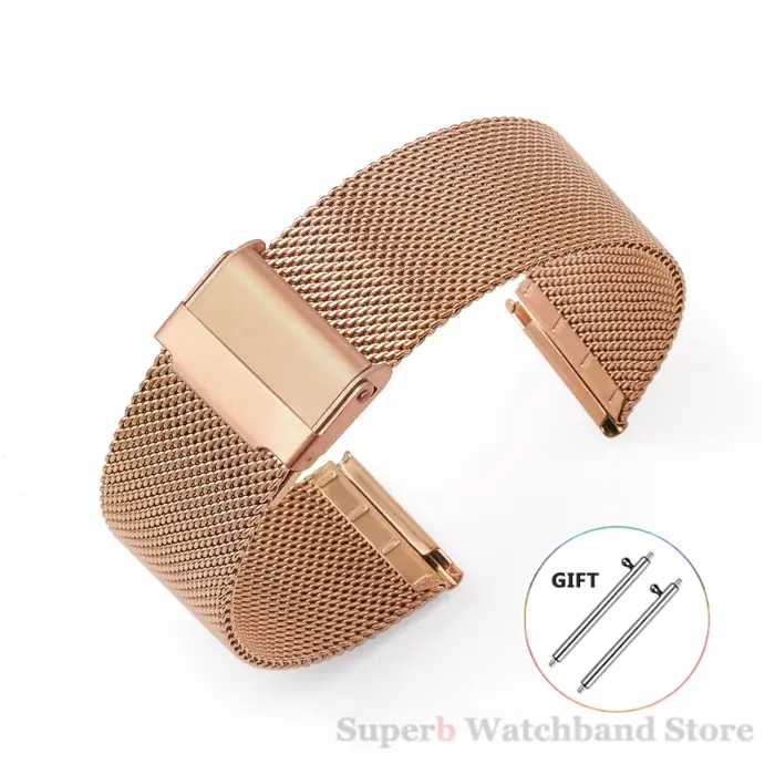 Bracelet milanais universel à dégagement rapide