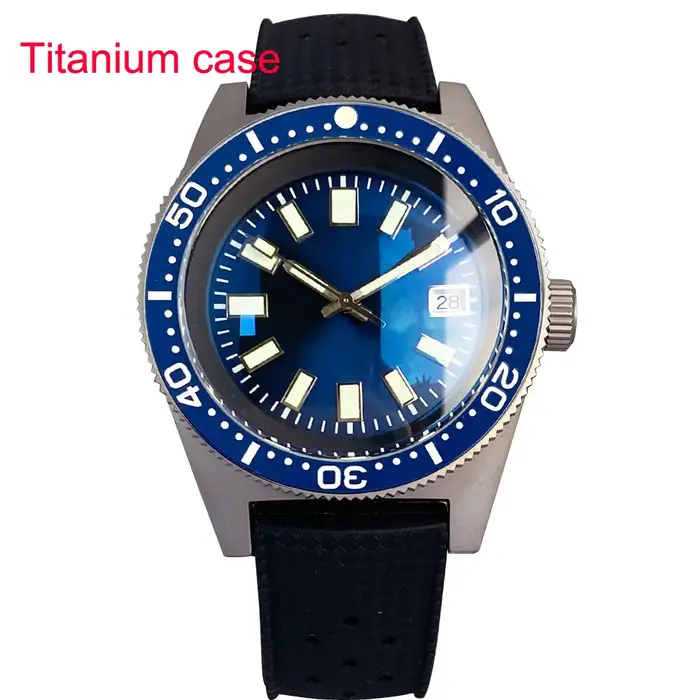 Tandorio-Montre MAS alimentée par plongée en titane pour homme