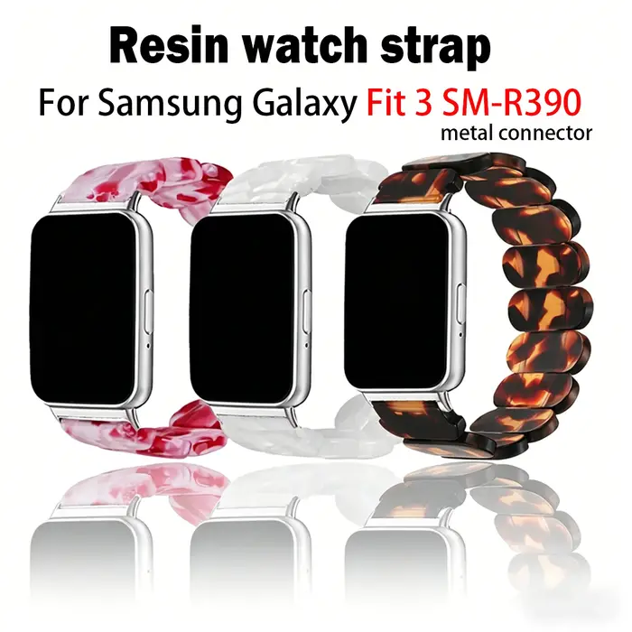 Bracelet de montre en résine pour Samsung Galaxy Fit3 SM-R390