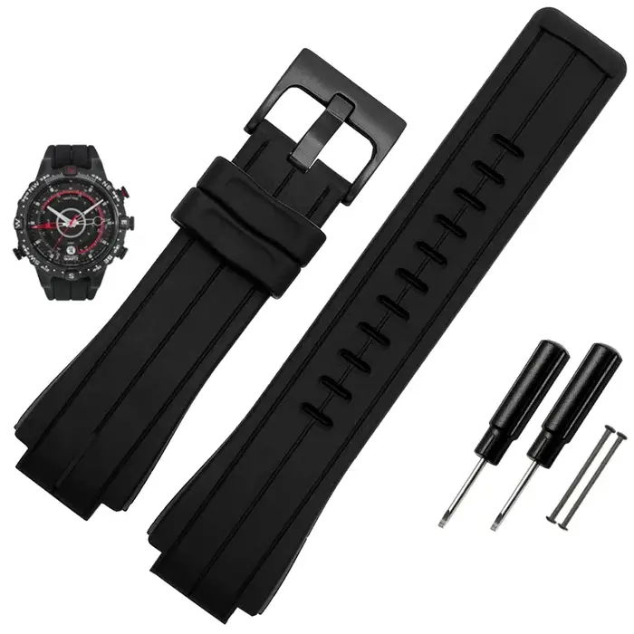 Bracelet de montre en caoutchouc de haute qualité pour montre TIMEX T2N720 TW2T76300 T2N721 série ho